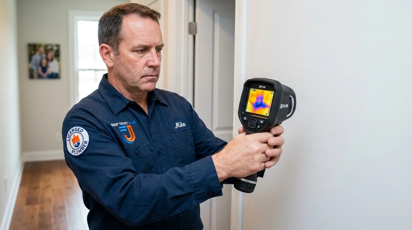 Thermal imaging leak detection by Johns Plumbing LLC in Killeen